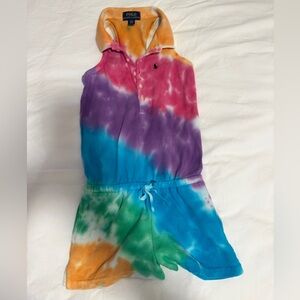 Polo by Ralph Lauren Kids Tie-Dye Polo Romper - never worn without tags